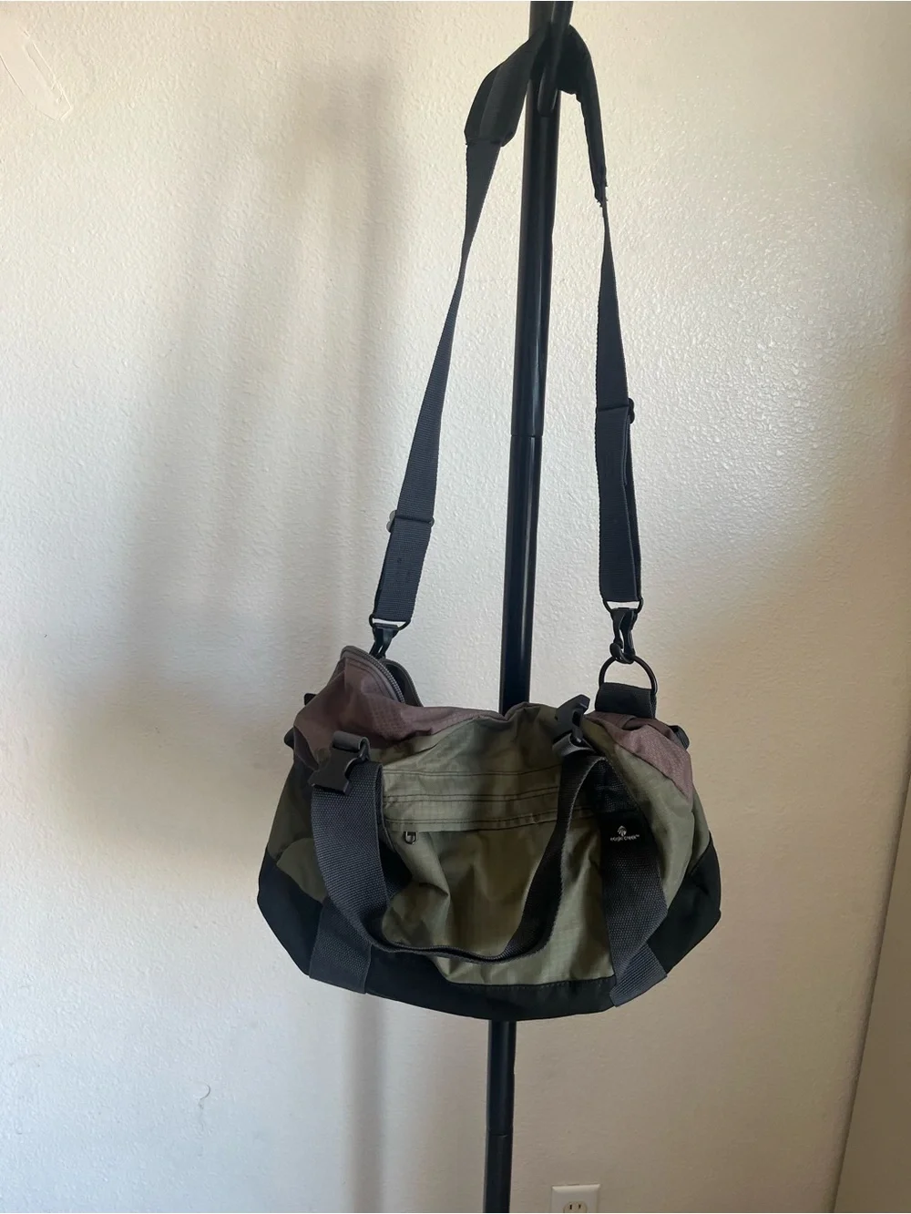 No Matter What Olive & Black Duffel Bag